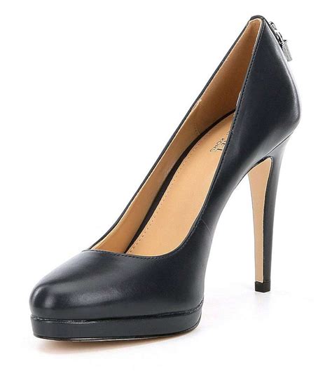 michael kors pump antoinette|Antoinette Leather Pump .